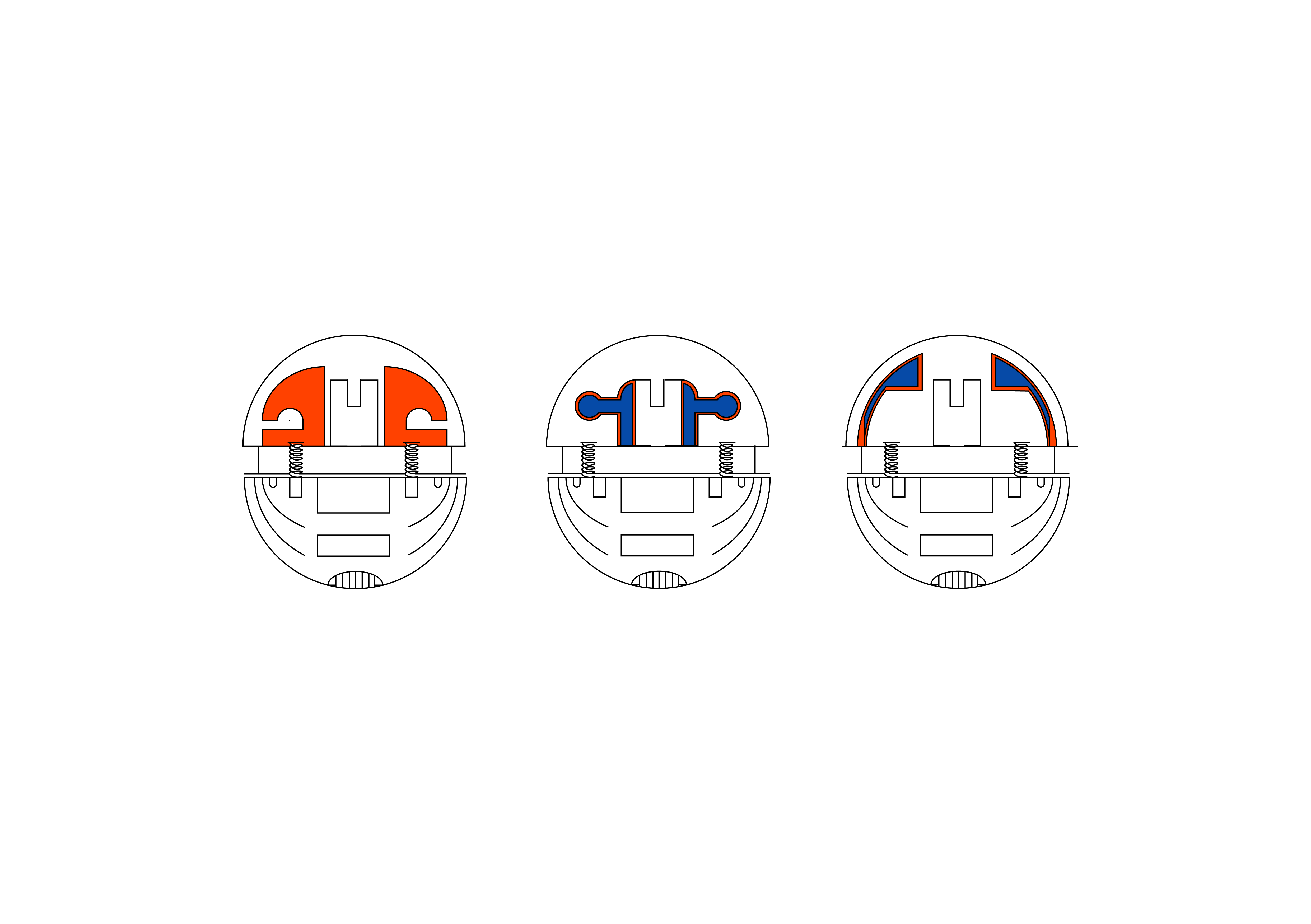Button state diagrams